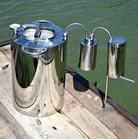Металлический бак резервуар из нержавеющей стали для воды, нагрева, буферная емкость