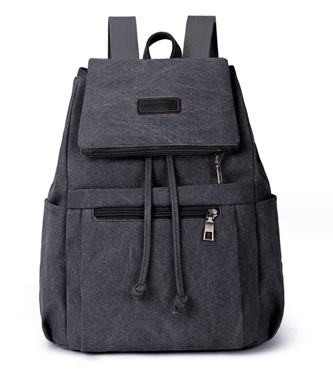 Жіночий рюкзак міський Макрос 8605 вологостійкий зносостійкий 15л колір чорний