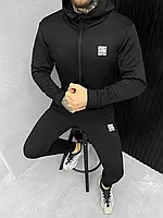 Стильный спортивный костюм The North Face черный ,мужской зимний спортивный костюм на флисе The North Face