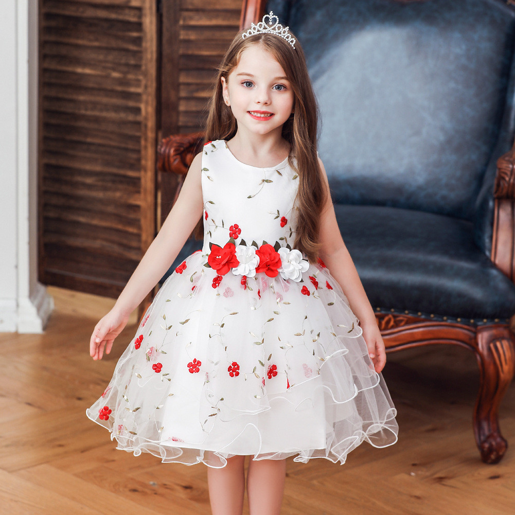 Зріст 130 Дитяча ошатна біла сукня з фатином для дівчинки на свято у садок, школу/ Святкові сукні на дівчат 7-8 років
