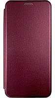 Чехол книжка Elegant book для Samsung Galaxy S21 бордовый