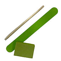 Набір одноразовий індивідуальний для манікюру Kodi Professional зелений