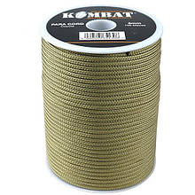Паракорд 3мм 100м КОМБАТ Paraсord Reel койот