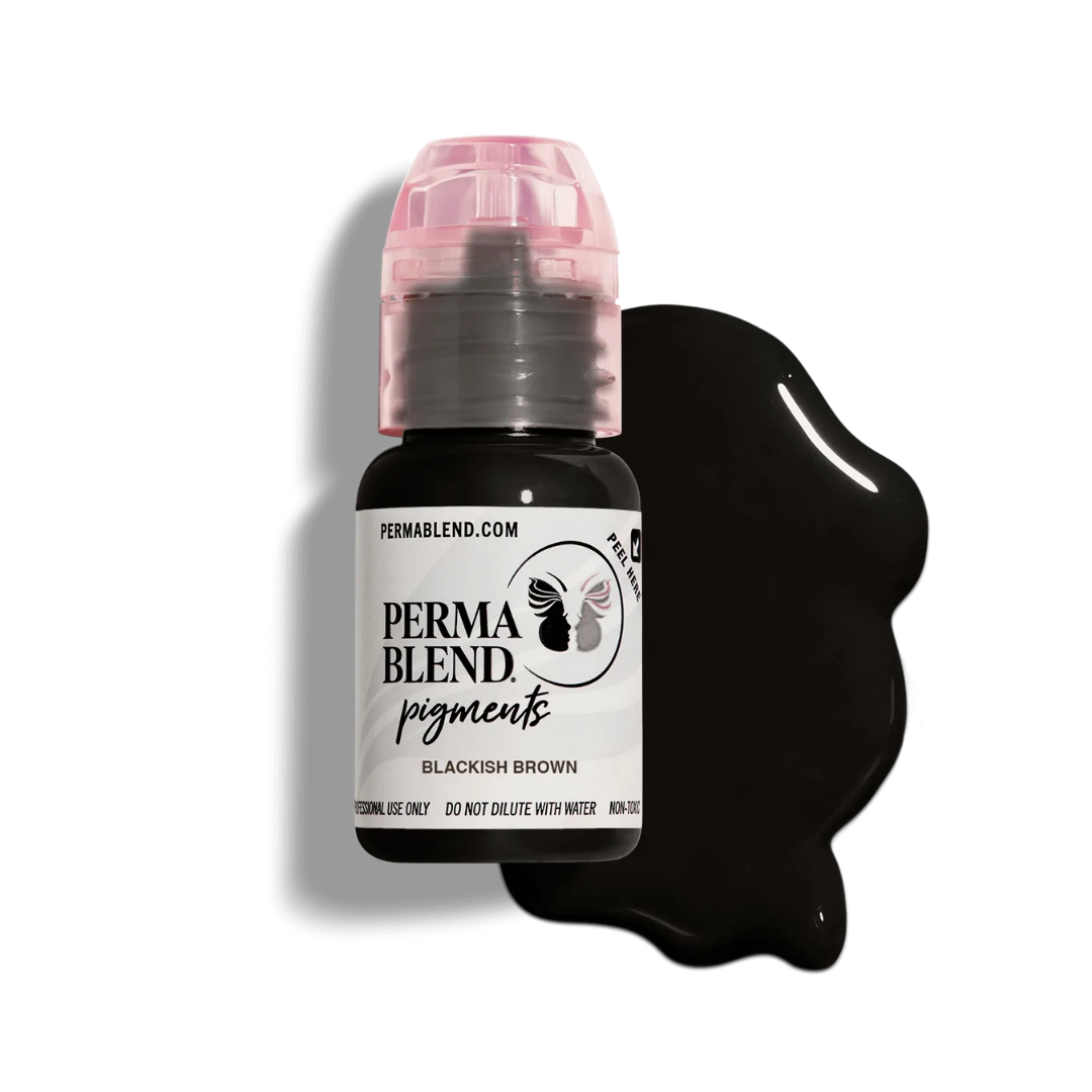 Пігмент для татуажу брів PERMA BLEND Blackish Brown (USA), 15 мл