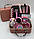 Б'юті-кейс з дитячою косметикою Леопард, 22 предмети, тіні, лаки, помади, розчіска, набір пензлей, фото 8