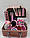 Б'юті-кейс з дитячою косметикою Леопард, 22 предмети, тіні, лаки, помади, розчіска, набір пензлей, фото 9