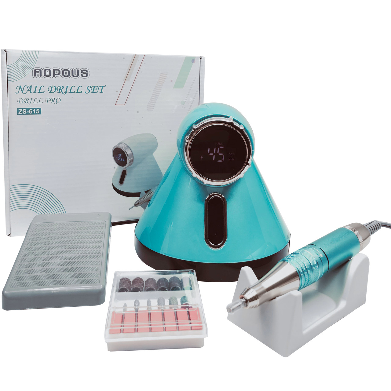 Фрезер для манікюру Nail Drill ZS-615 65 Вт 45000 rpm PROFESSIONAL Drill pro zs 615