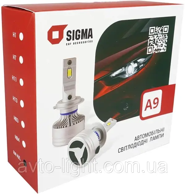 LED-лампи SIGMA A9 H1 45 W CANBUS