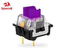 Комплект переключателей для клавиатуры Свитчи Коричневые REDRAGON Purple Switch SMD RGB MX 3Pin 10 штук