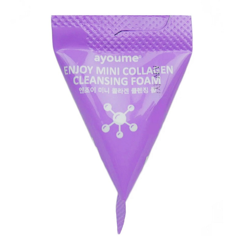 Ніжна пінка для вмивання на основі колагену Ayoume Enjoy Mini Enzyme Foam Cleanser 3 г