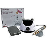 Фрезер для манікюру з насадками Nail Drill ZS-232 65 Вт 45000об/хв машинка для нігтів, шліфування лаку, makeup, фото 2