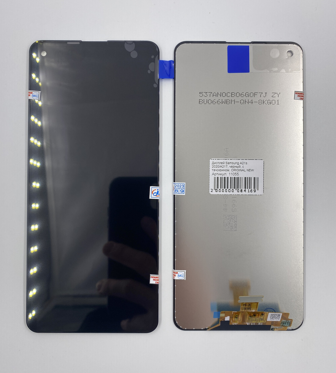 Дисплей Samsung A21s 2020/A217, черный, с тачскрином, ORIGINAL NEW, фото 1