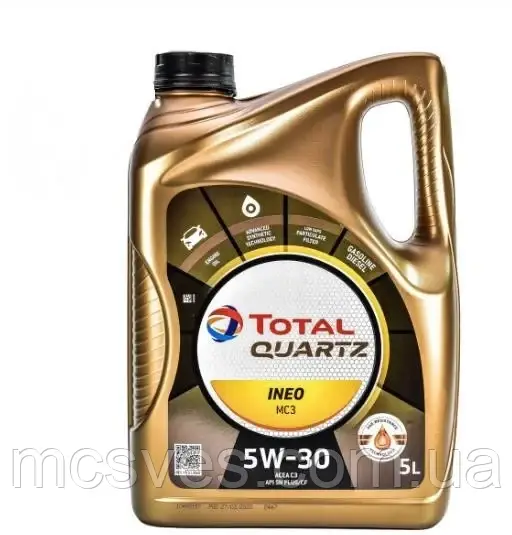 Моторна олива Total Quartz Ineo MC3 SAE 5W-30 5L