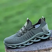 На 45р и 46р! Кроссовки мужские летние хаки олива Кросівки чоловічі літні хакі олива (Код: S3003)