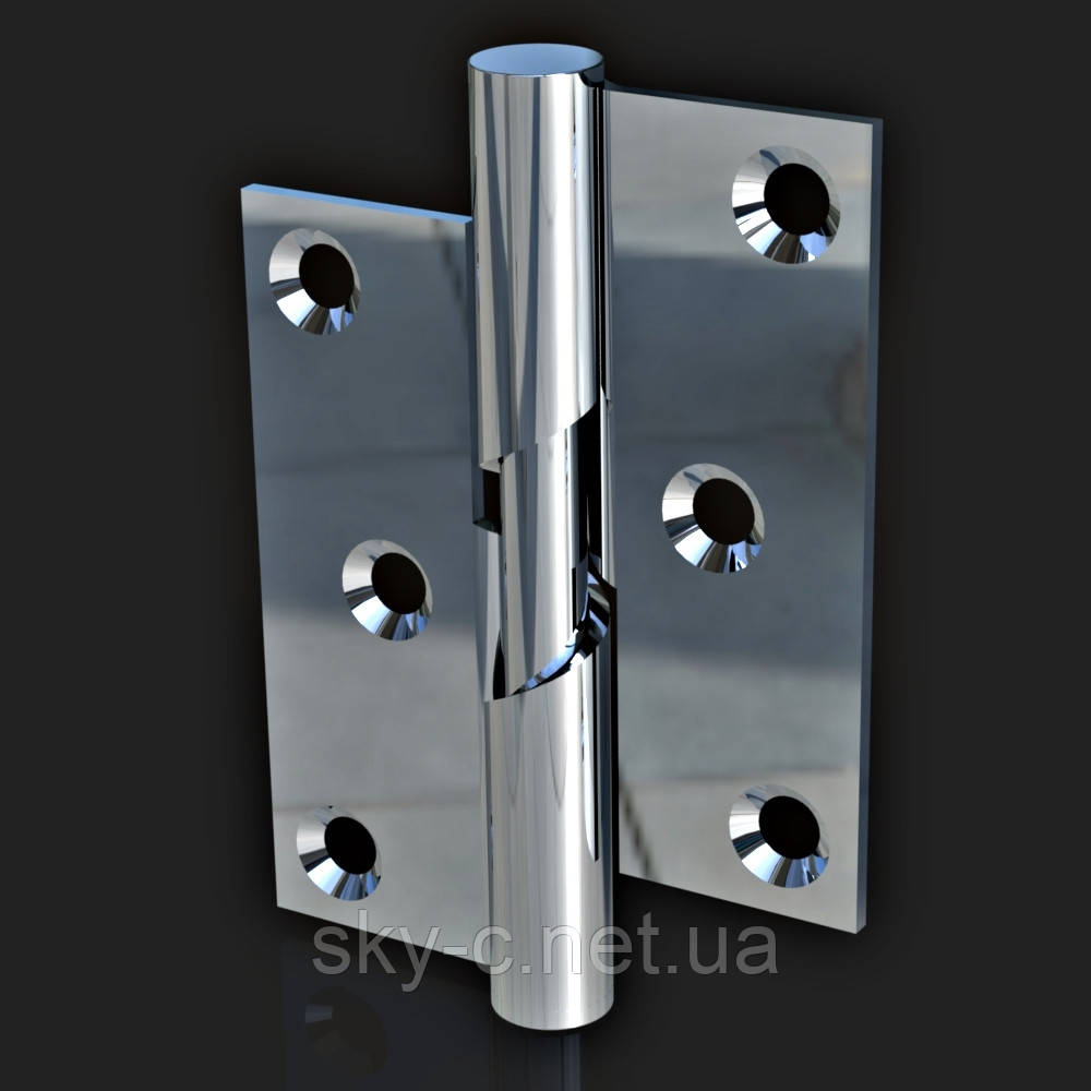 Петля нержавіюча сталь 75Х63 самодовідна, фото 1