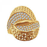 Каблучка жіноча срібна Каблучка зі срібла 925 проби Каблучка срібна з камінням, фото 2