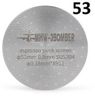 Улучшайзер для кофе 53 MHW-3Bomber Espresso Puck Screen Сито для эспрессо