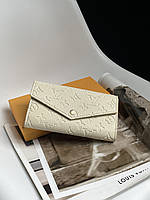Кошелек Louis Vuitton Sarah Wallet Cream 20 х 11 х 2 см