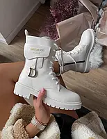 Ботинки Dior Boots White 37