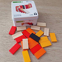 Міні ігри для подорожей Domino Race 22 блоки червоний Хіт продажу!