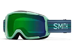 Гірськолижна маска Smith Grom Youth SBermuda Stripes Лінза ChromaPop Everyday Green Mirror S2