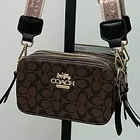 Сумка Coach Snapshot Brown 21 х 12.5 х 7 см