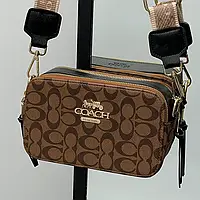 Сумка Coach Snapshot Brown 21 х 12.5 х 7 см