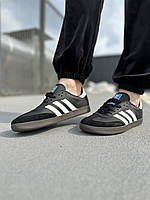 Кроссовки Adidas Samba Black White Brown 36