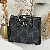 Сумка Gucci Diana Grey/Black 30 x 25 x 11 см