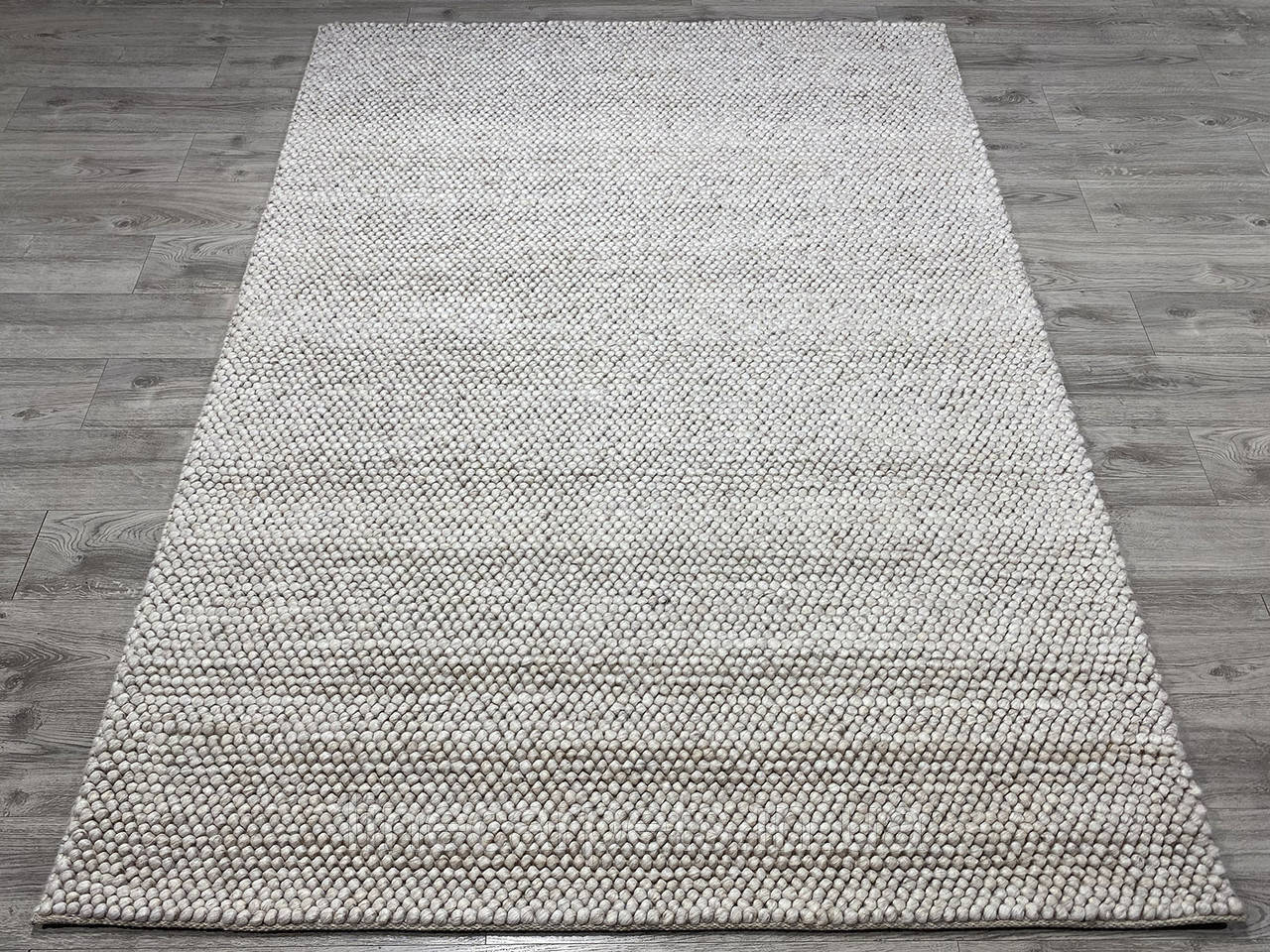 Натуральний килим ручної роботи NOR1-Shaded Loop-136-Light Beige