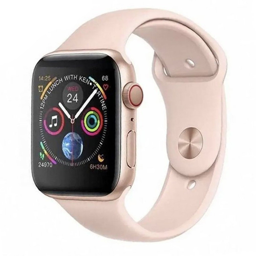 Розумний смарт годинник Smart Watch Т900 PRO MAX bluetooth з крокоміром пульсоміром тонометром лічильник калорій Рожевий