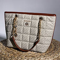 Сумка Michael Kors Shopper Bag Beige 35 х 25 х 12 см