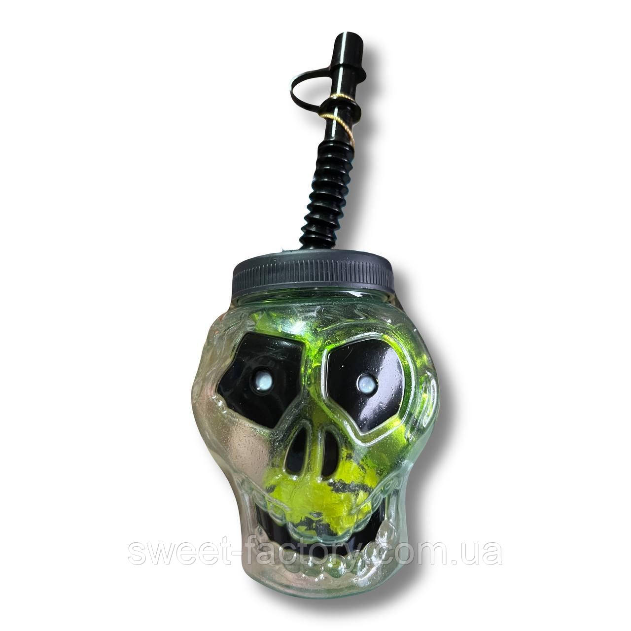 Склянка Halloween Skeleton Windel трубочкою Череп