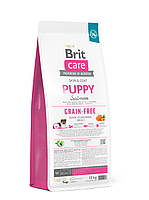 Беззерновий сухий корм для собак Brit Care Puppy Salmon and Potato для цуценят Бріт з лососем і картоплею 12 кг., фото 2