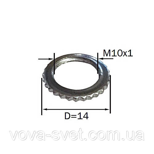 Гайка сталева декоративна (малая)