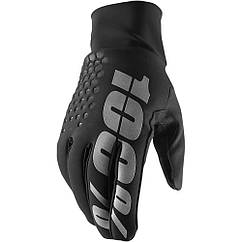 Зимові мото рукавички 100% Brisker Hydromatic Waterproof, чорні, S