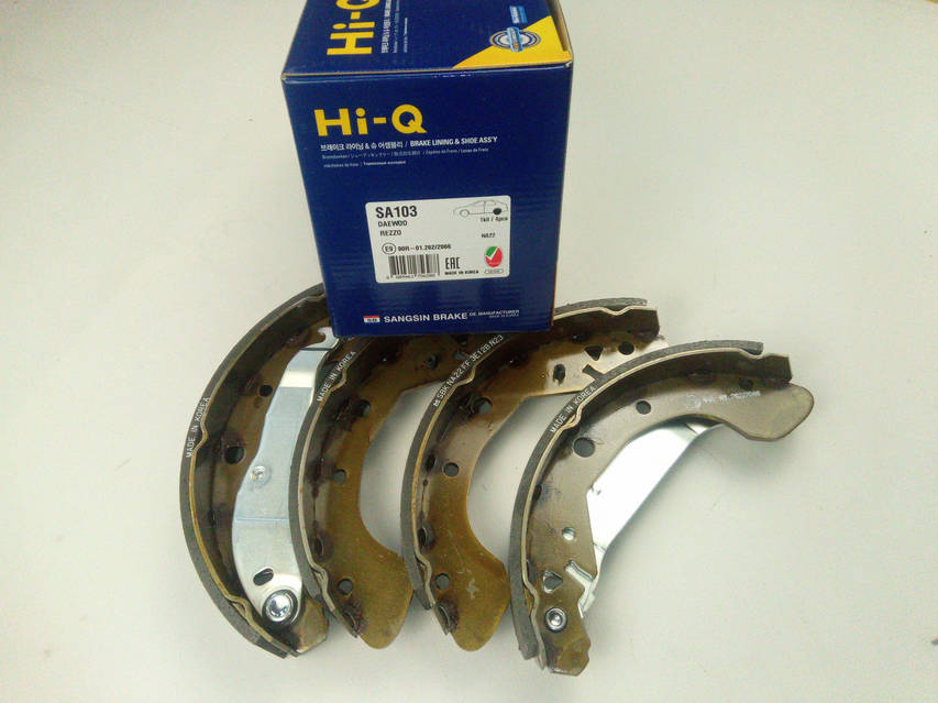 Колодки задние тормозные Tacuma, Hi-Q (SA103) (96394977