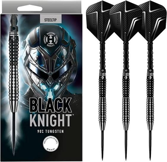 Дротики дартс із вольфраму Black Knight 90% Harrows Англія 23 грами