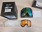 Гірськолижна маска Dragon Alliance PXV bayside 2 Лінзи Lumalens Green Ionized / Lumalens Amber, фото 2