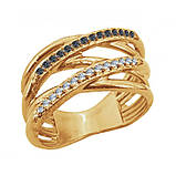 Каблучка жіноча срібна Каблучка зі срібла 925 проби Каблучка срібна з камінням, фото 2