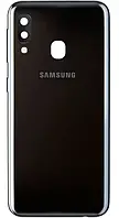 Задняя крышка Samsung A202 Galaxy A20e 2019 black (со стеклом камеры)