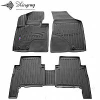 Резиновые 3D коврики в салон на Kia Sorento II (XM) 2009-2012 Stingray