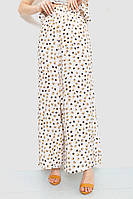 Брюки женские ткань штапель, цвет молочный, 102R330-1