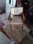 Дизайнерський стілець із натурального дерева, фото 2