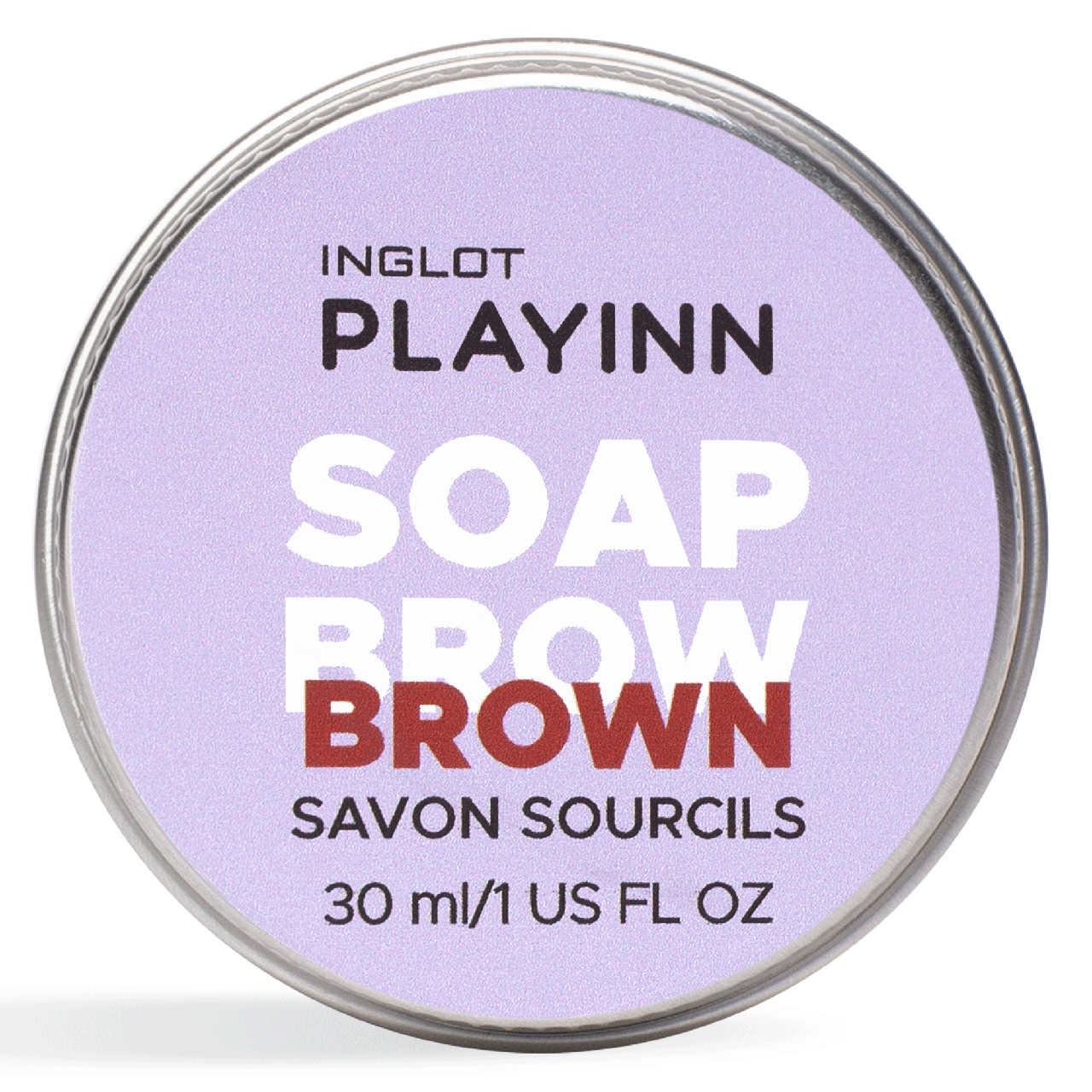 Мило для брів коричневе Inglot Playinn Soap Brow Brown