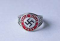 Кольцо, печатка, перстень Адольф Гитлер 1933 Германия Третий Рейх Копия