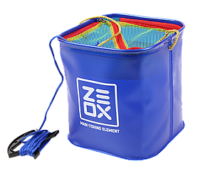 Відро ZEOX Bucket With Rope and Mesh 20х20х20 см