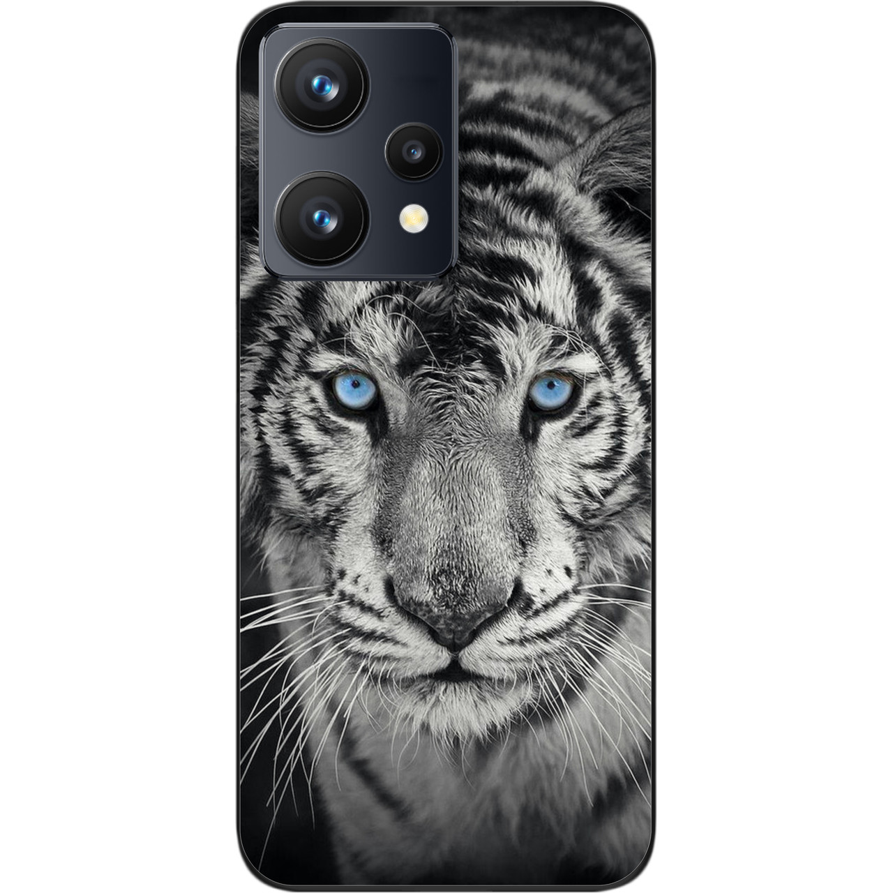 Чохол силіконовий Epik для Realme 9 4G з картинкою Білий тигр