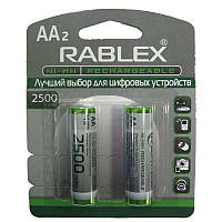 Аккумулятор AA Rablex 2500mAh NiMH , 1шт (блистер по 2шт) HR6