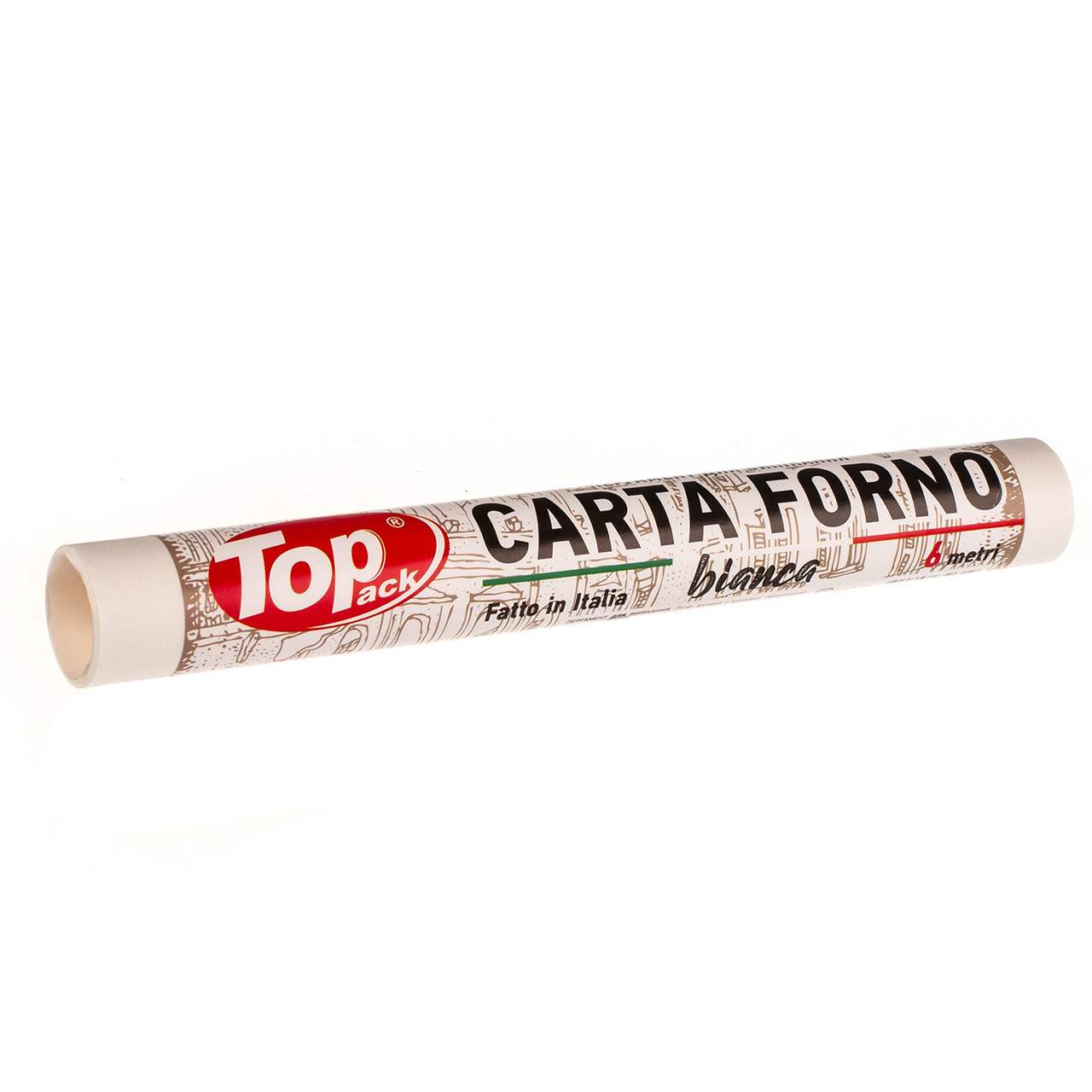 Пергамент для випікання силіконізований Toppack білий Carta Forno 29см 6м